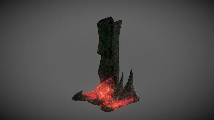 Demonic Pillar 3D Model