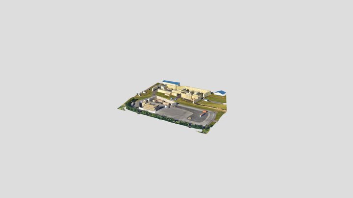 Skid Pad Road 3D Model