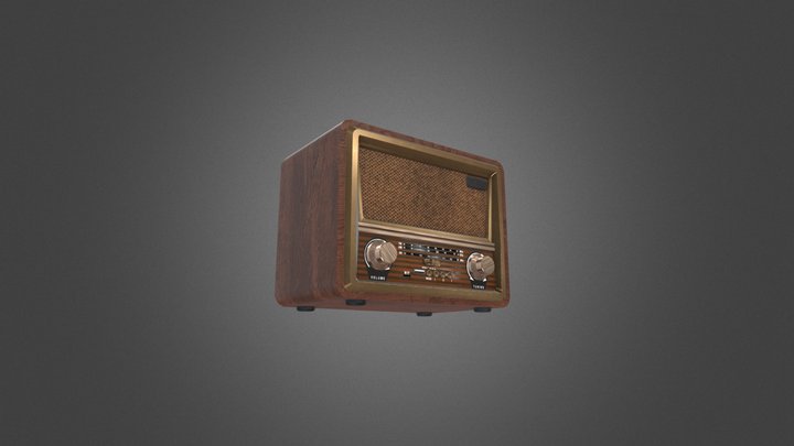 Realistic radio [Student Work] 3D Model