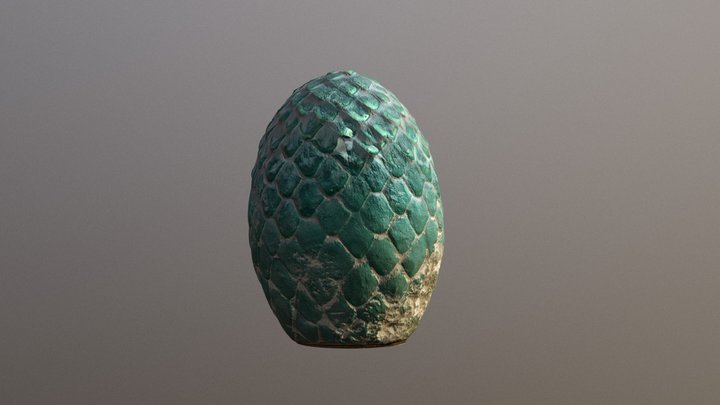 Game Of Thrones - Dragon Egg 3D Model