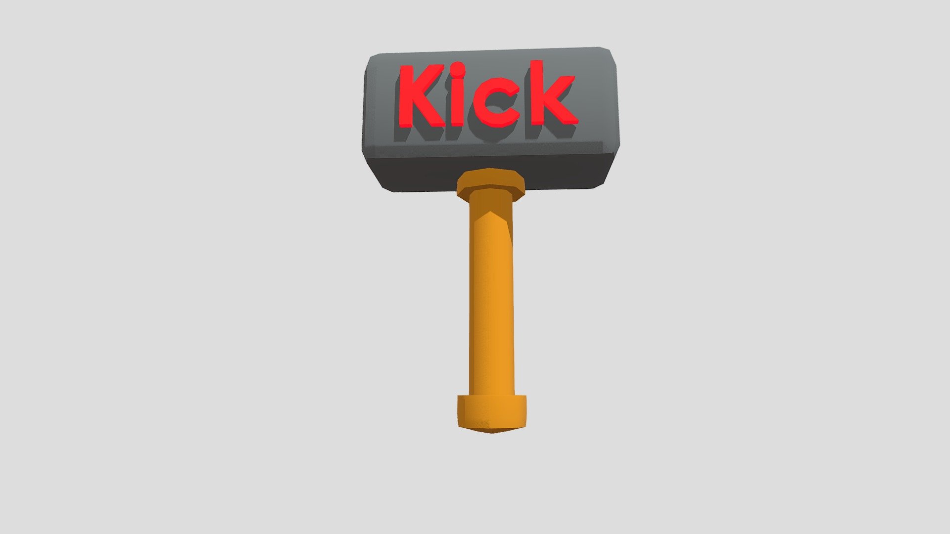 kick-hammer - 3D model by blueberry2123454 [89cd721] - Sketchfab