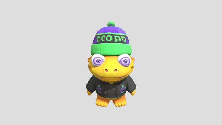 Calvin Creepz mini toy 3D Model