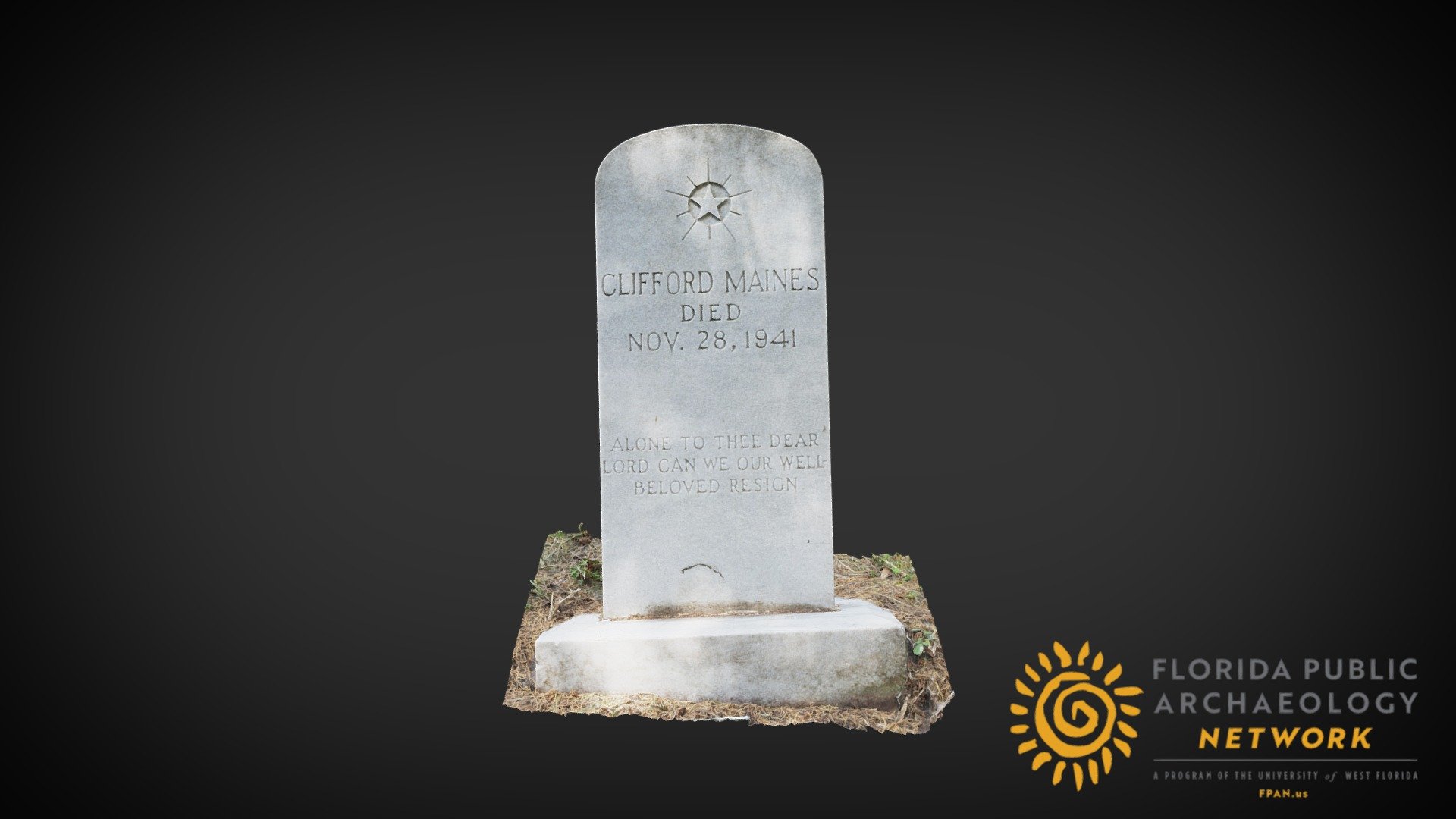 Clifford Maines Headstone