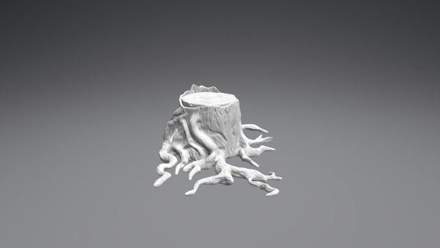 wood stump 3D Model