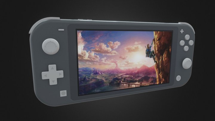Nintendo Switch Lite 3D Model