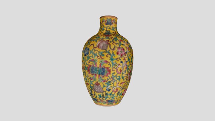 Porcelain Vase 3D Model