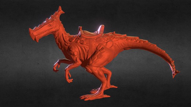 Mount Creature 3D Model