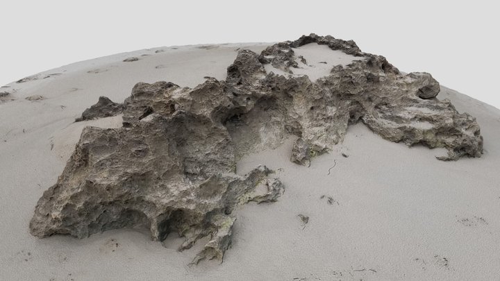 Beach Rocks 001 3D Model