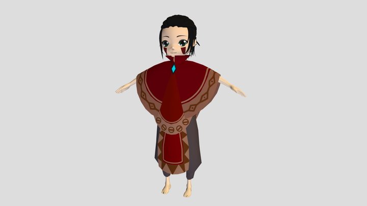 stylized character 3D Model