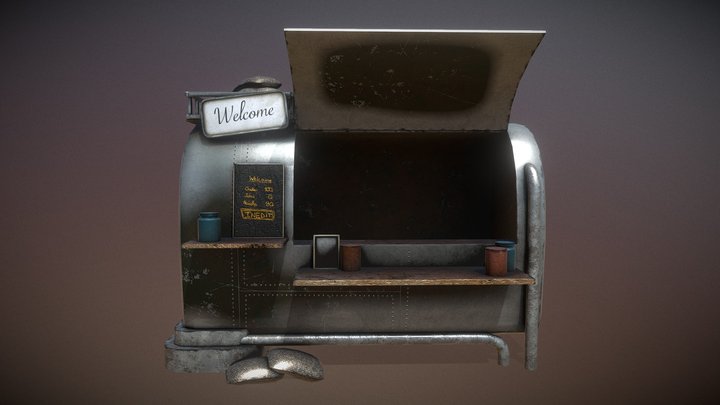 Foodtruck_02 3D Model