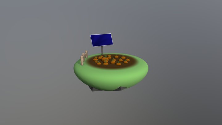 Floating island scene