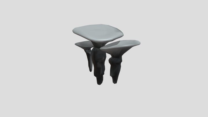 Zoonomaly - Green Mushroom 3D Model