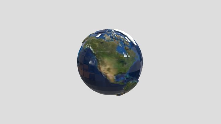Prizm Earth 3D Model
