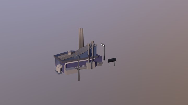 Factory 3D Model