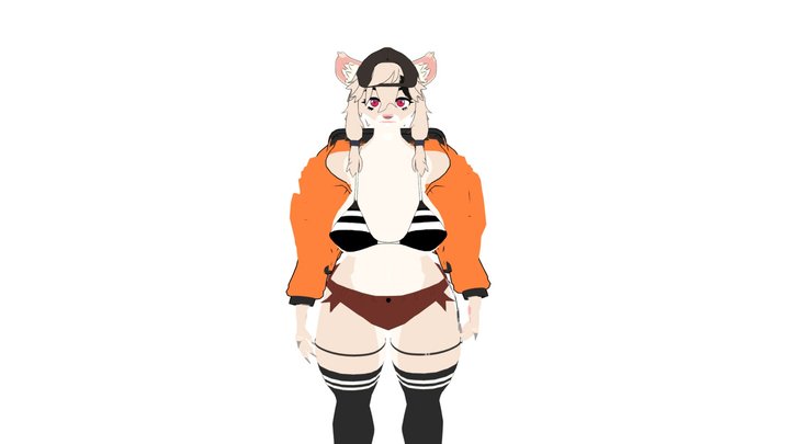 Lioness_Girl 3D Model
