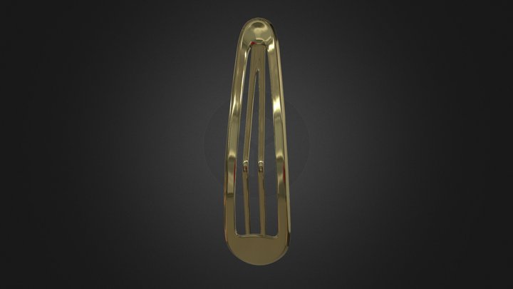 Hair Clip 02 – Modello 3D gratuito STL