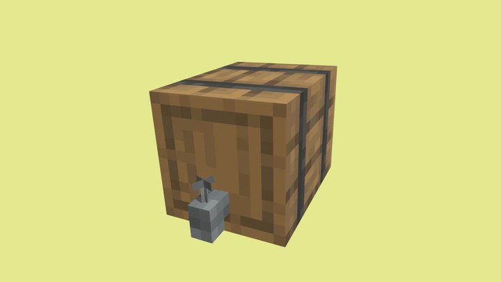 Minecraft Keg – Modello 3D gratuito STL