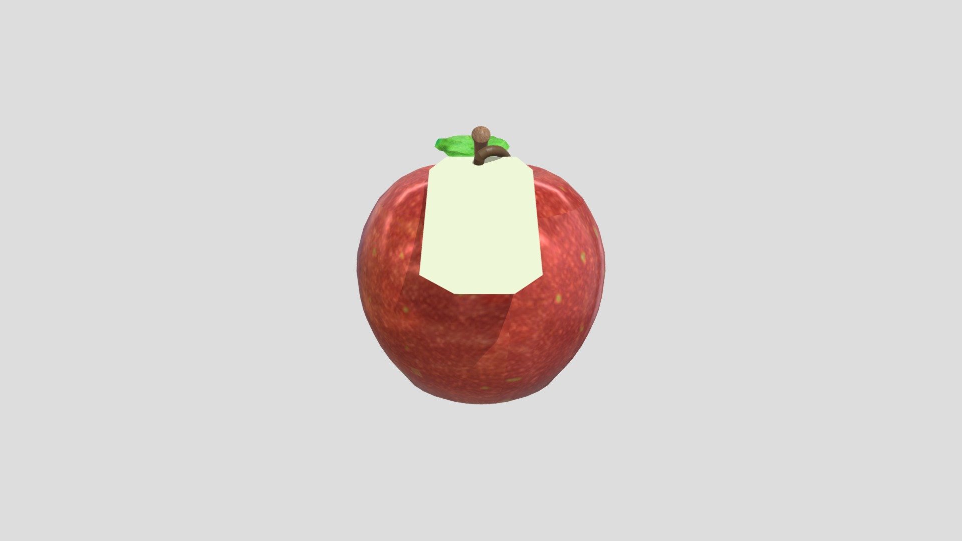 Apple with Tag