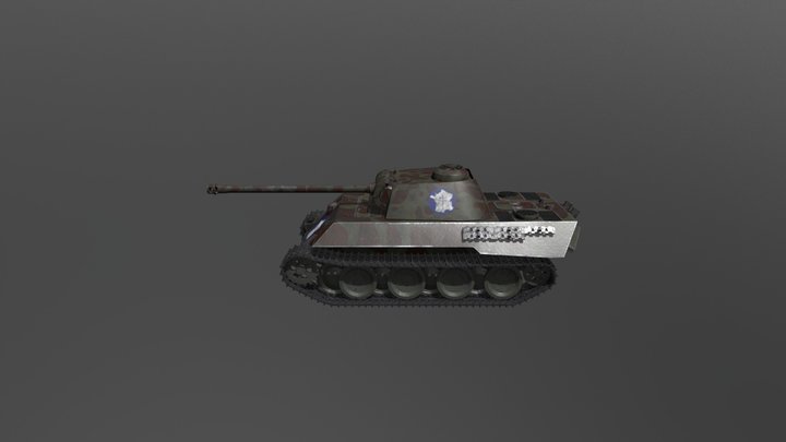 Panzer 5. Panther 3D Model