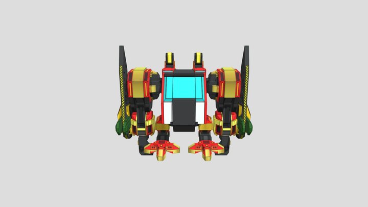 【CO-04/RescueGuard-unit】Vesion.2,(.obj)sample. 3D Model