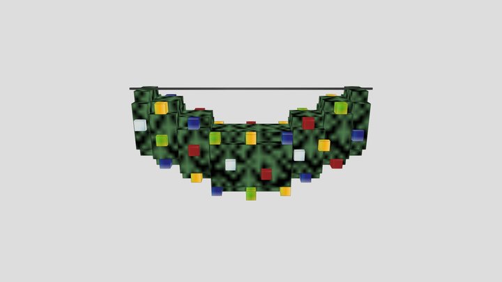 Disneyland Paris christmas Garland 3D Model