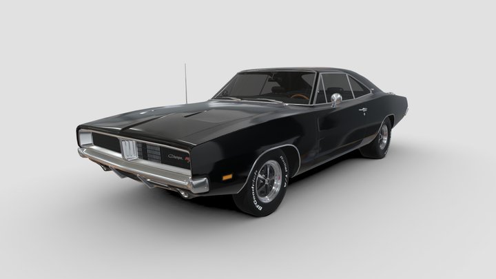 1969 Dodge Charger 3D Model