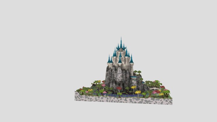 Winter castle 3D Model
