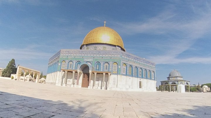 Outside the Dome of the Rock 3D Model