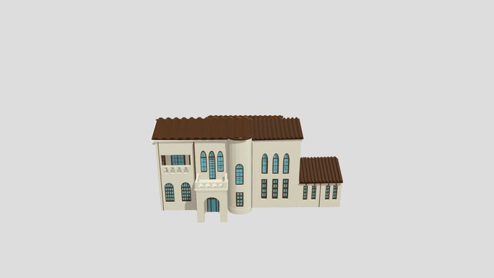 台中放送局 3D 3D Model