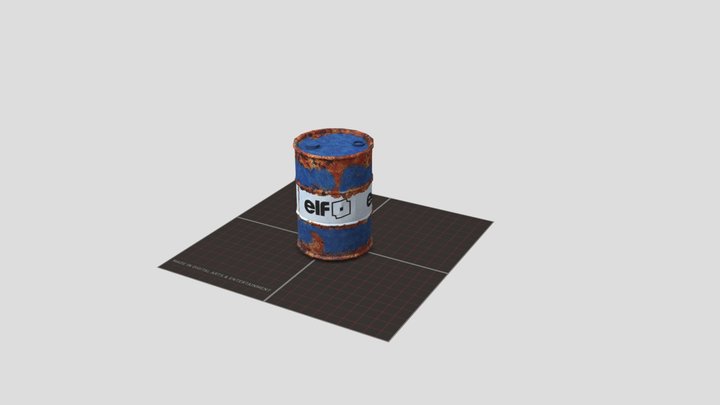 Prop_Barrel 3D Model