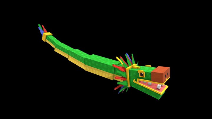 Quetzalcoatl 3D Model
