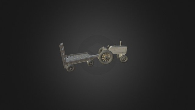 Toy Tractor for an online game... 3D Model