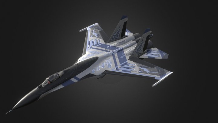 Su-27_vew 3D Model