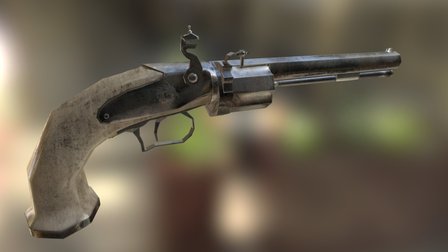 Flint Gun "Collier" 3D Model