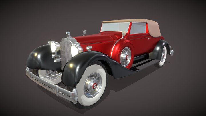 1934 Packard 3D Model