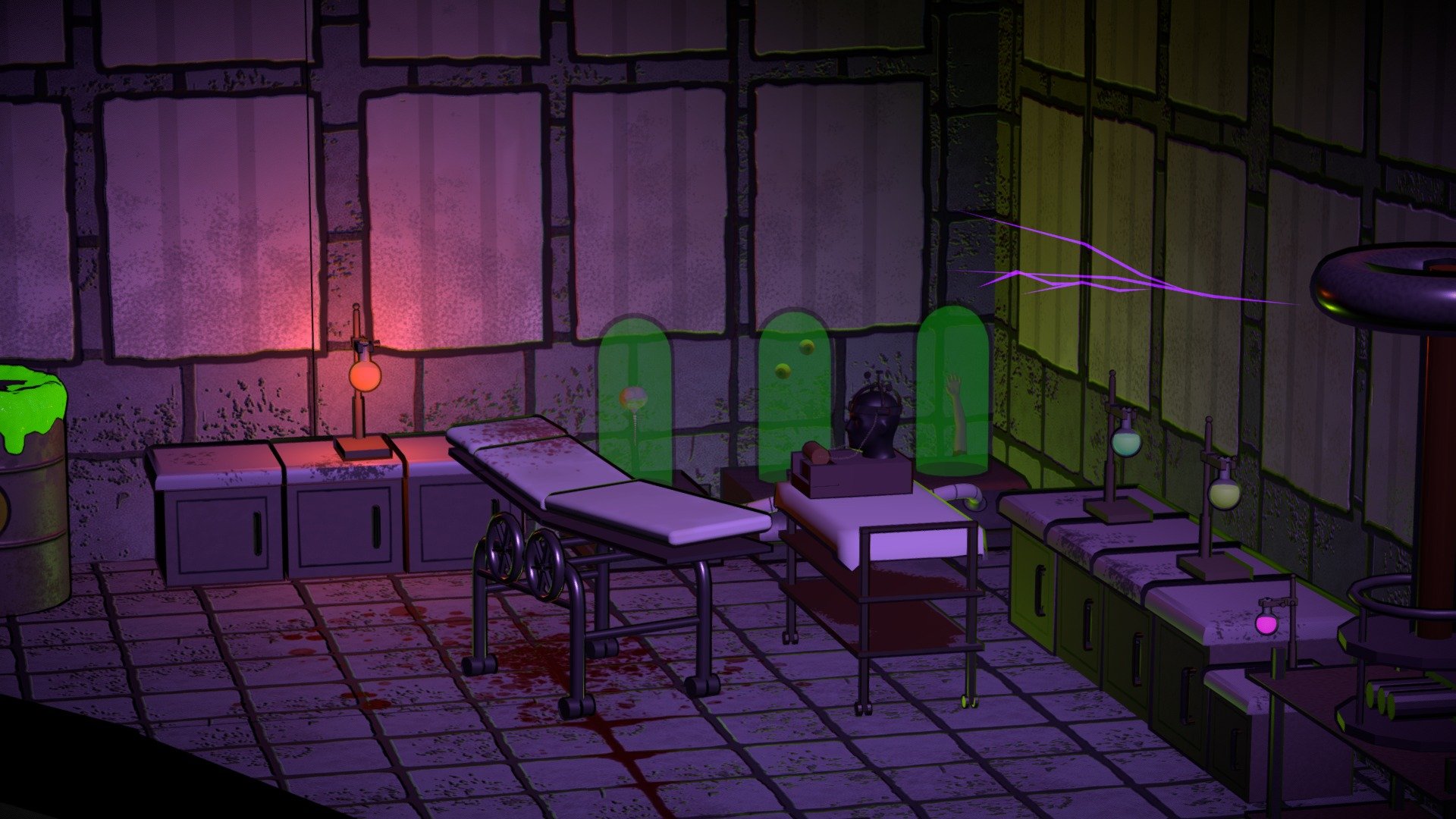 Mad science lab - 3D model by shanii [89dc29f] - Sketchfab