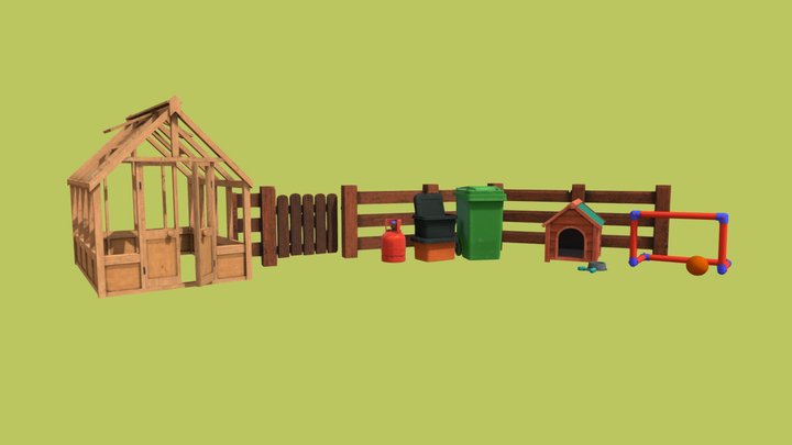 Farm Assets 3D Model