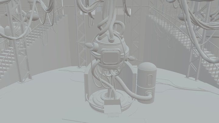 Poppy playtime Doctors HQ (No textures) 3D Model