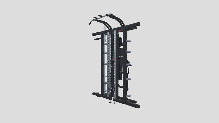 Вид складной стойки 3D Model