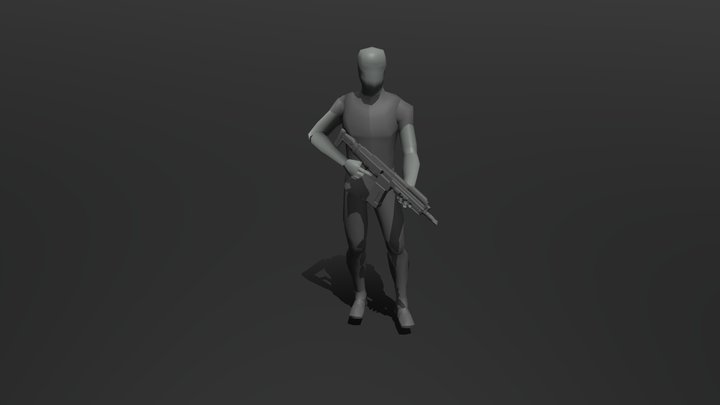 Soldier Final Animations 3D Model