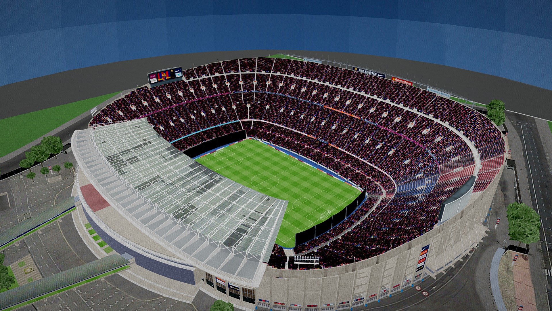 Camp Nou Barcelona Stadium