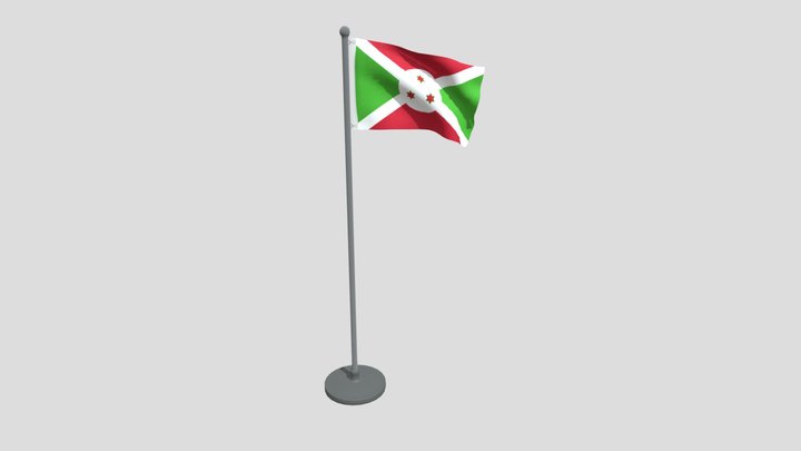 Animated Flag Of Burundi