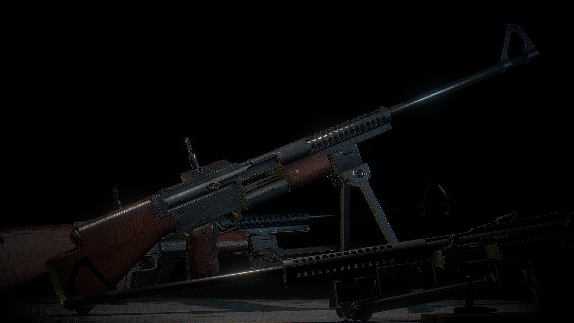 Johnson M1941 LMG - 3D model by FLO_wav (@flokapokaa) [89e022d] - Sketchfab