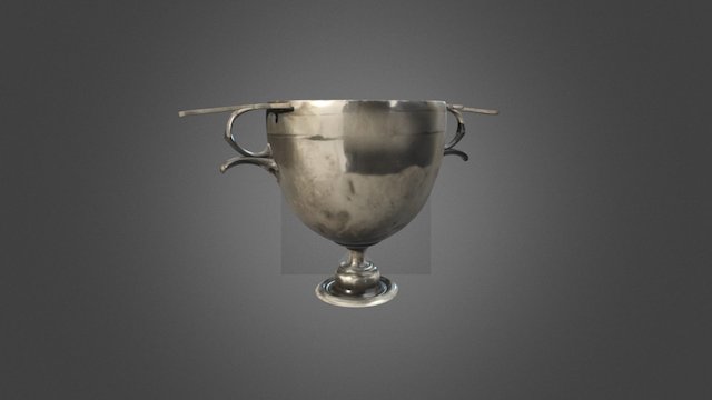 Silver cup 3D Model