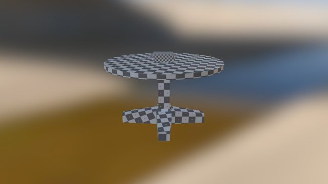 Mesa e livro (final) 3D Model