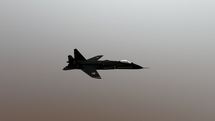 Su-47 3D Model