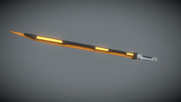 Sci-fi Katana 3D Model