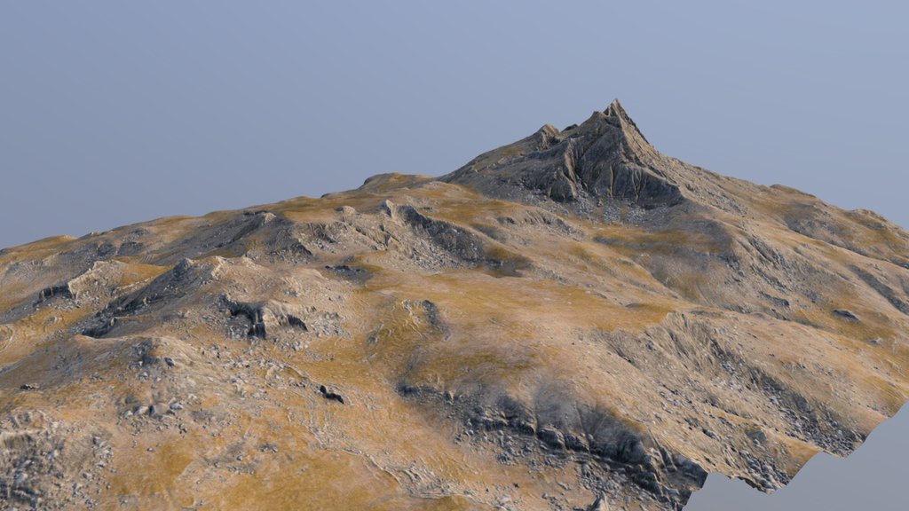 Rough mountaintop landscape