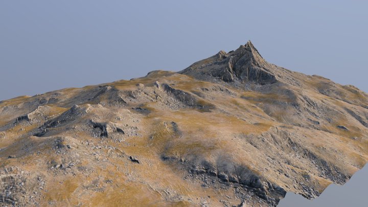 Rough mountaintop landscape