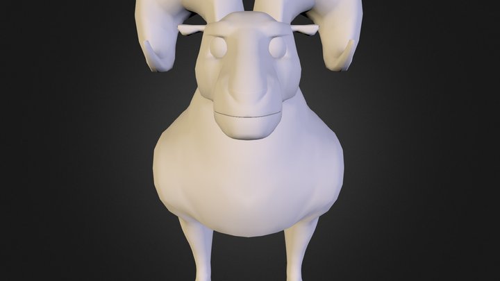 Papa Low Poly 3D Model